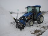 CT Blower on a New Holland Boomer with 250TL Loader