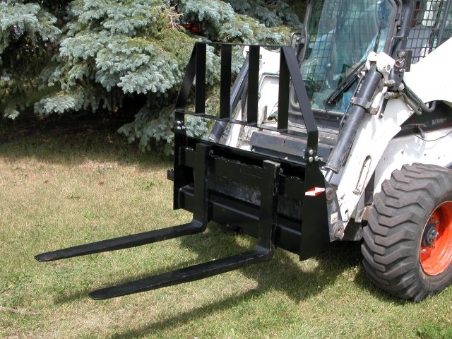 Fold Down Pallet Fork in the up position.